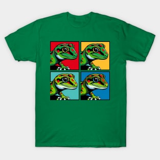 Giant Day Gecko Pop Art - Cool Lizard T-Shirt